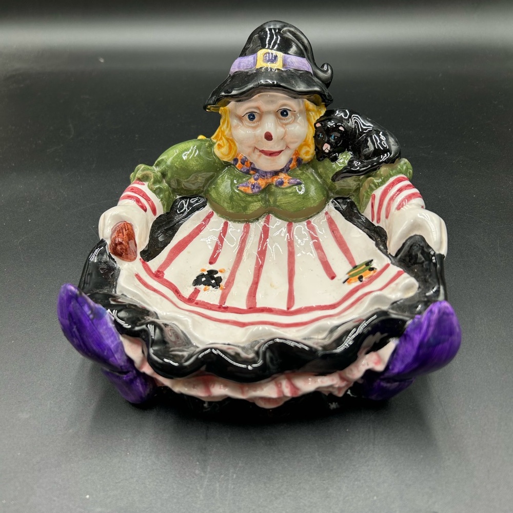 Witch Ceramic Figurine, Halloween
